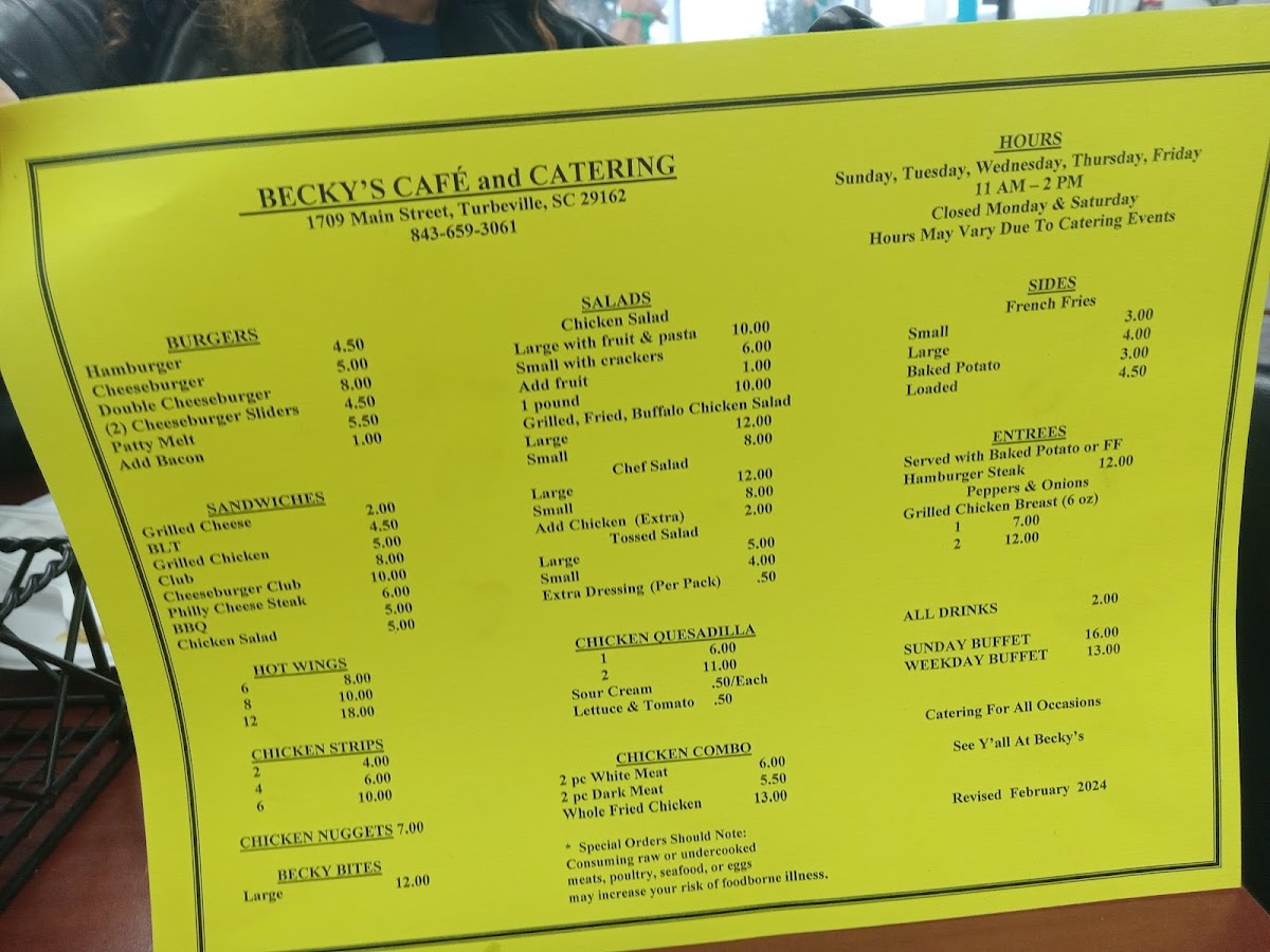 Beckys Cafe