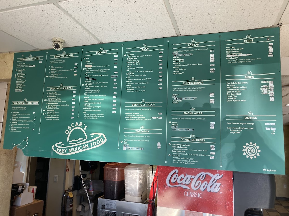 Oscar's Very Mexican Food.